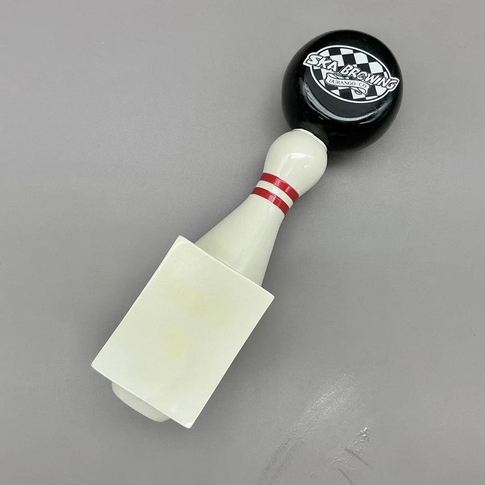 Ska Brewing Bowling Pin Tap Handle Mod Project Durango CO Bar Beer Logo Draft